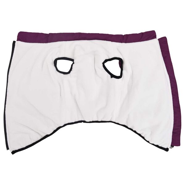 vidaXL Koiran Takki valjaiden kanssa Violetti L52 Fleece ja polyesteri