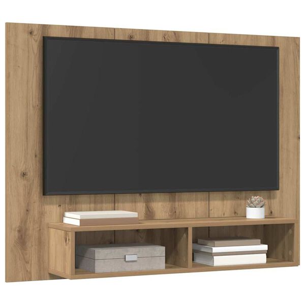 vidaXL TV-tasosetti Artisan tammi 120 x 23,5 x 90 cm Tekninen puu