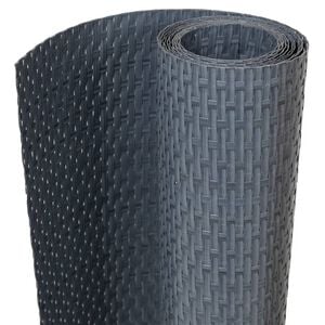 vidaXL Parvekesuoja antrasiitti 300x90 cm polyrottinki