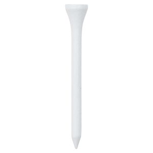 vidaXL Golf tiit 1000 kpl valkoinen 83 mm bambu