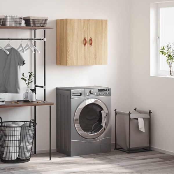 vidaXL Sein&auml;kaappi Sonoma-tammi 60x31x60 cm tekninen puu