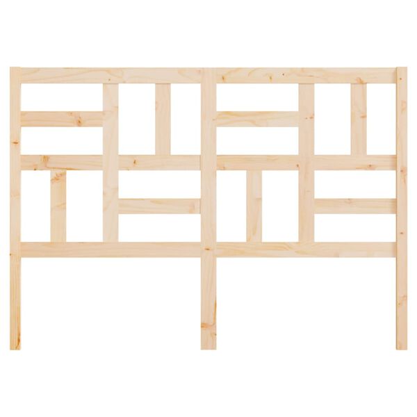 vidaXL Sängynpääty 141x4x104 cm täysi mänty