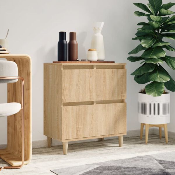 vidaXL Senkki Sonoma tammi 60x35x70 cm tekninen puu