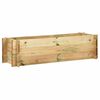 vidaXL Istutuslaatikko kyll&auml;stetty m&auml;nty 120 cm