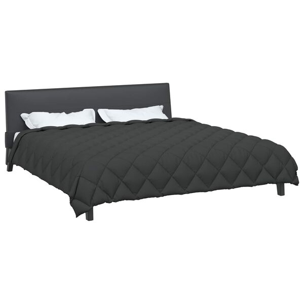 vidaXL Talvityyny Antrasiitti 240 x 260 cm Mikrokuitu