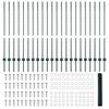 vidaXL Aita ja Tuki Vihre&auml; 1,2 x 50 m Ter&auml;st&auml; ja PVC:t&auml;