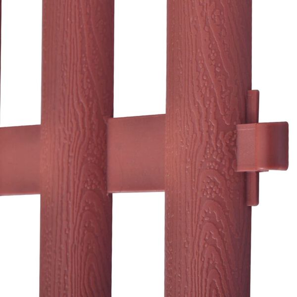 vidaXL 17 kpl Nurmikonjakaja 10 m ruskea