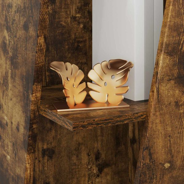 vidaXL Sivuhylly Savup&auml;hkin&auml; 33 x 32 x 70,5 cm Tekninen puu