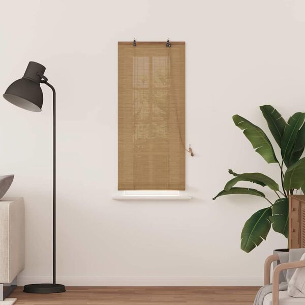 vidaXL Rullaverho verhoilla Ruskea 60 x 160 cm Bambu