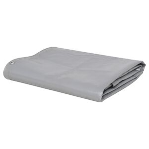 vidaXL Pressu 650 g/m&sup2; 6x8 m harmaa