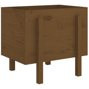 vidaXL Kukkalaatikko hunajanruskea 62x50x57 cm t&auml;ysi m&auml;nty