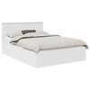 vidaXL S&auml;ngyn runko p&auml;&auml;tyll&auml; Valkoinen 5FT King Size Tekninen puu