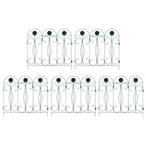 vidaXL Puutarha-aita S&auml;leikk&ouml; Vihre&auml; 305,5 x 55,5 x 0,3 cm