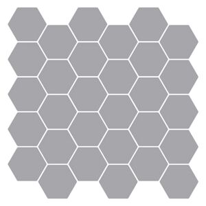 vidaXL Heptagonaalinen laatta 10 kpl Harmaa 30 x 30 cm