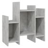 vidaXL Sivukaappi betoninharmaa 60x26x60 cm tekninen puu