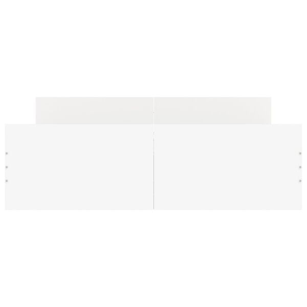 vidaXL S&auml;ngynrunko p&auml;&auml;dyill&auml; valkoinen 140x190 cm