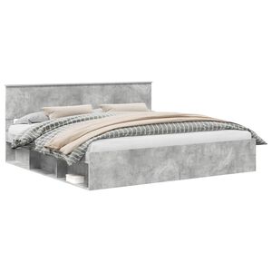 vidaXL S&auml;ngyn runko p&auml;&auml;tyll&auml; Betoni 200 x 200 cm Massiivinen m&auml;nty