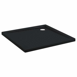 vidaXL Suihkupohja laatta, jossa on pisteit&auml; 90 x 90 x 4 cm ABS Musta
