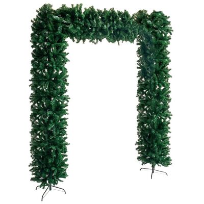 vidaXL Joulukuusikaari vihreä 240 cm