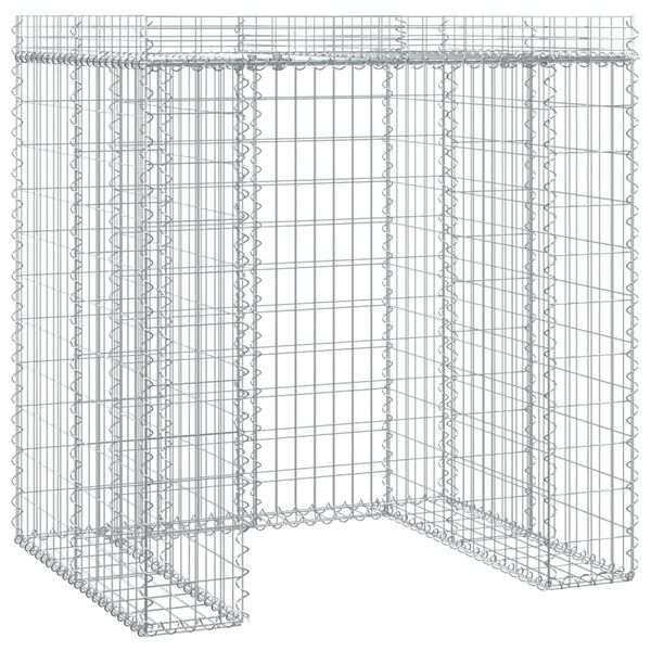 vidaXL Gabion kivikorisein&auml; j&auml;teastialle 110x91x120 cm sinkitty rauta
