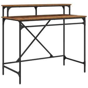 vidaXL P&ouml;yt&auml; Vanha Puu 100 x 50 x 90 cm Tekninen puu