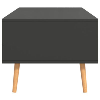 vidaXL Sohvapöytä harmaa 100x49,5x43 cm lastulevy