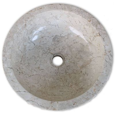 vidaXL Pesuallas marmori 40 cm kerma