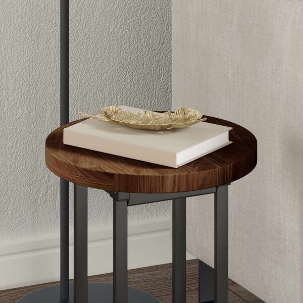 vidaXL P&ouml;yt&auml;levy Vaaleanruskea &Oslash; 30 x 2,5 cm M&auml;ntypuu