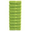 vidaXL Premium-pesupyyhkeet SOLUND 10 kpl omenanvihre&auml; 30x30 cm 600 gsm