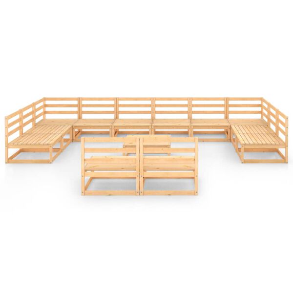 vidaXL 13-osainen Puutarhasohvasarja t&auml;ysi m&auml;nty