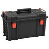 vidaXL Kannettava Flight Case Musta 57x35x32,5 cm PP
