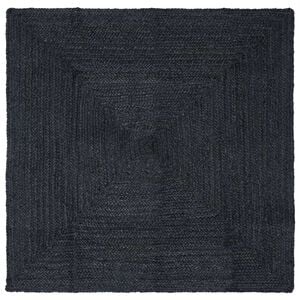 vidaXL Alue matot Neli&ouml; Tummanharmaa 200 x 200 cm Juutti
