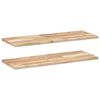 vidaXL Kelluvat hyllyt 2 kpl 100x30x2 cm k&auml;sittelem&auml;t&ouml;n massiivipuu akaasia
