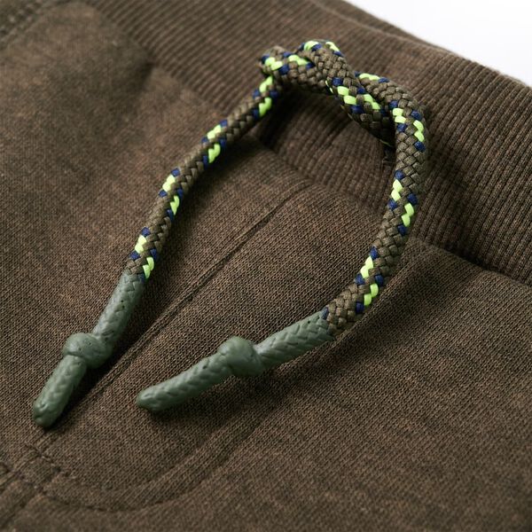 Lasten collegehousut meleerattu khaki 92