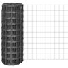 vidaXL Euro-aita ter&auml;s 25x1 m harmaa