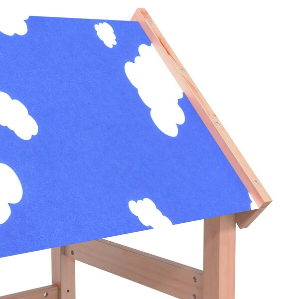 vidaXL Leikkitorni Ruskea Massiivinen Douglas-puu