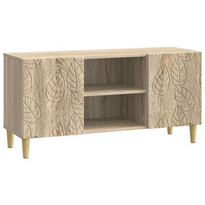 vidaXL TV-kaappi 102 x 34,5 x 50 cm Sonoma-tammi Tekninen puu