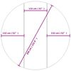 vidaXL Uima-altaan aluskangas harmaa Ø396 cm polyesteri geotekstiili