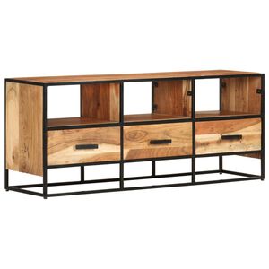 vidaXL TV-taso 110x30x45 cm t&auml;ysi akaasiapuu