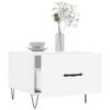 vidaXL Sohvapöydät 2 kpl korkeakiilto valk. 50x50x40 cm tekninen puu