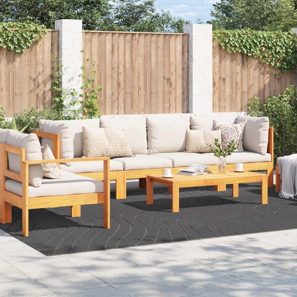 vidaXL Alue matot Suorakaide Antrasiitti 340 x 240 cm