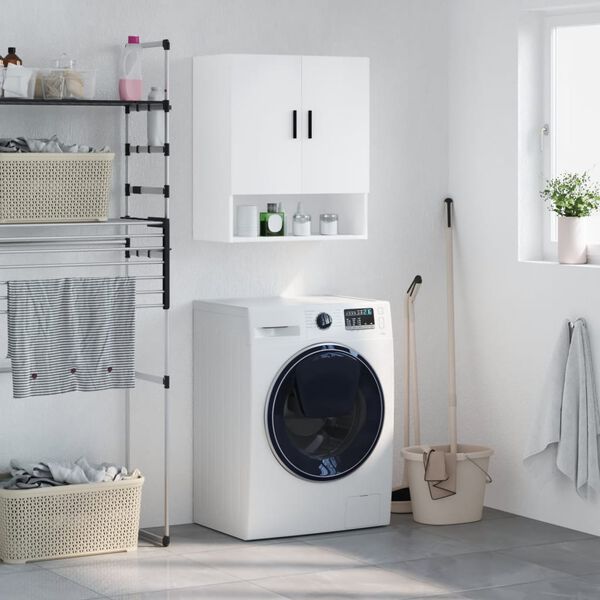 vidaXL Seinäkaappi valkoinen 60x31x70 cm tekninen puu