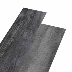 vidaXL Itsekiinnittyv&auml;t PVC-lankut Vaalea ja Tummanharmaa 30,5 x 61 cm