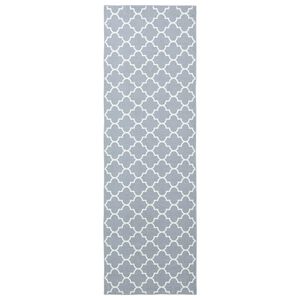 vidaXL Mattojuoksija ORIZ 1150 gsm Harmaa ja valkoinen