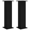 vidaXL Kasviteline 2 pcs Musta 30,5 x 30 x 100,5 cm Tekninen puu
