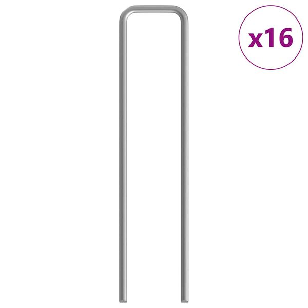 vidaXL Kaniinih&auml;kki Hopea 400 x 100 x 210 cm Galvanoitu ter&auml;s