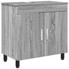 vidaXL Kylpyhuoneen peilikaappi Harmaa Sonoma 60 x 35 x 60 cm