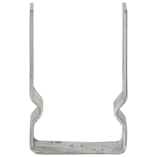 vidaXL Aita-ankkurit 6 kpl hopea 9x6x15 cm galvanoitu teräs