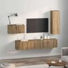 vidaXL TV-tasosetti laatikon kanssa 4 pcs Artisan tammi Tekninen puu