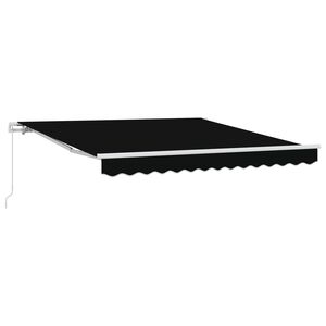 vidaXL Vedett&auml;v&auml; markiisi Musta 300 x 250 x 165 cm